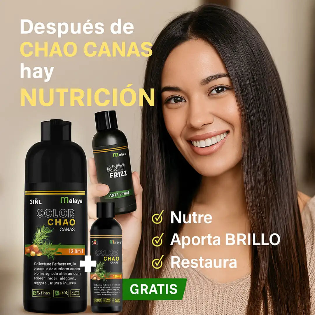 ByeGray™ | Shampoo Chao Canas, Cobertura Natural y Duradera en Minutos.