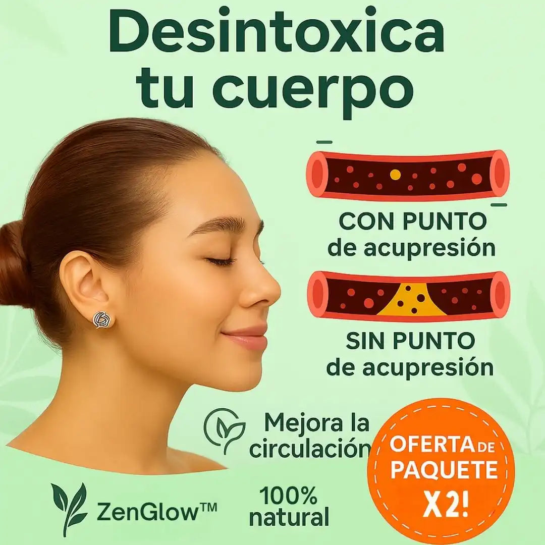 ZenGlow™® – Aretes de Bienestar Total-cuerpo y mente en armonía, sin decir una sola palabra