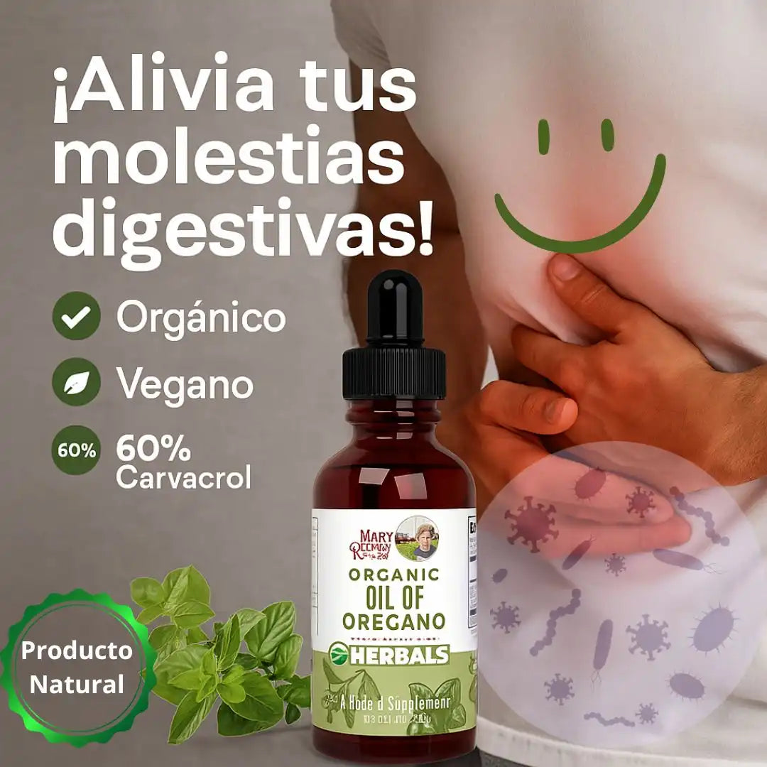 OregaDrop™ | Aceite de Orégano Líquido Orgánico (Gotas)