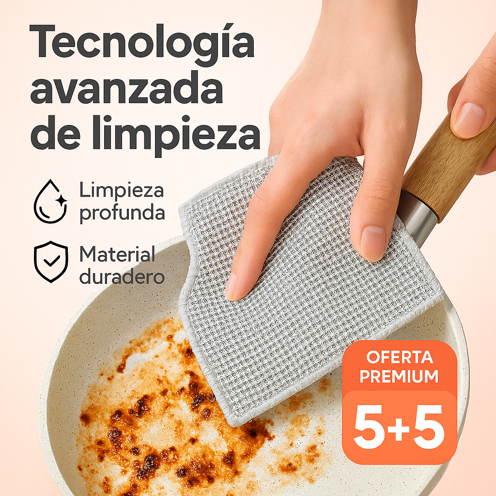 CleanMaster™ | Paños Mágicos de Limpieza Profunda Paga 5 y lleva 10