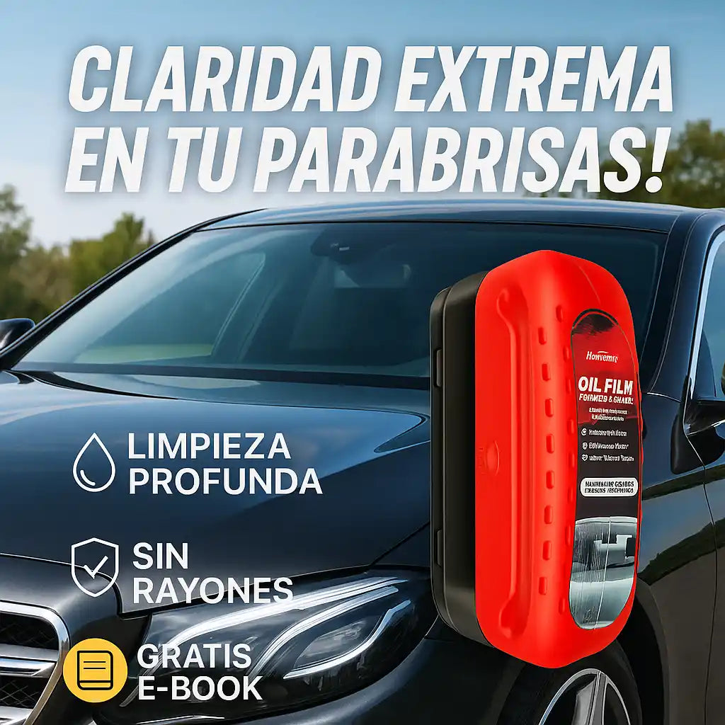 ClearView™ Cepillo Limpiador para Vidrios – Visibilidad total y sin manchas
