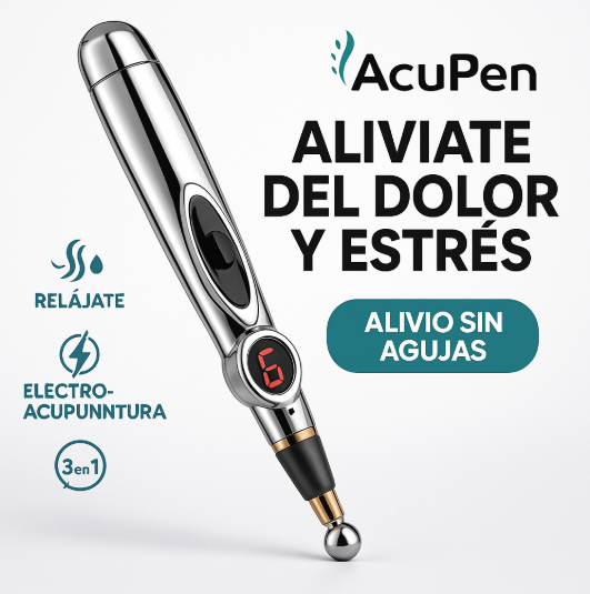 Acupen™ – Lápiz Masajeador de Acupuntura | Mejora tu circulación, relaja y elimina el dolor