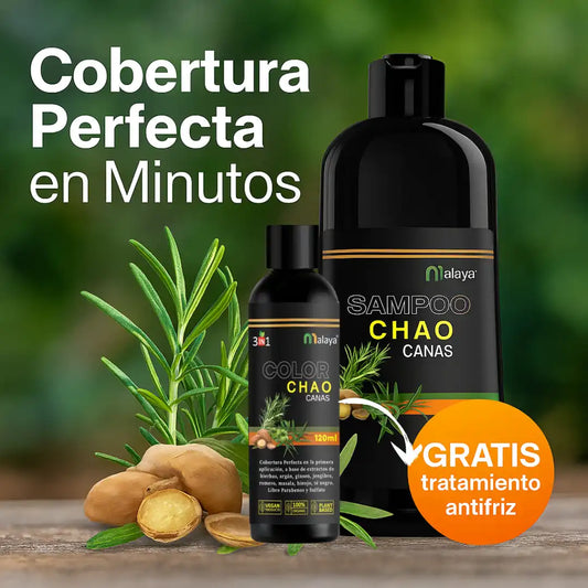ByeGray™ | Shampoo Chao Canas, Cobertura Natural y Duradera en Minutos.