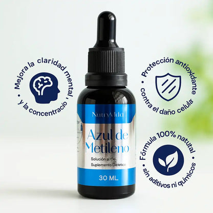 CellBlue® | Azul de Metileno - Activa tu mente, enfoque y memoria al 100%