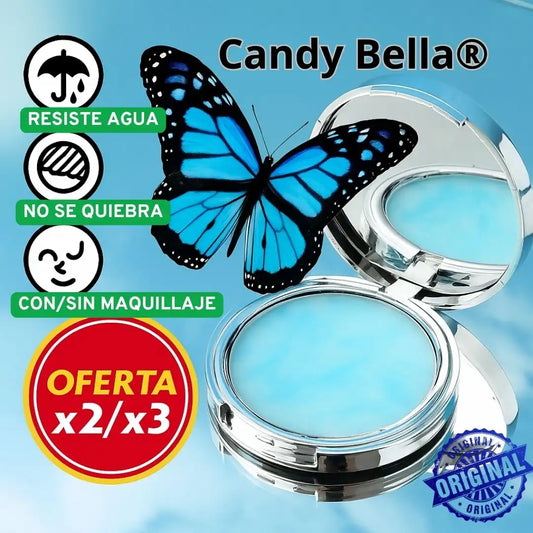 Candy Bella® - Polvo Matificante para Rostro | ¡Tu aliado contra el brillo facial!