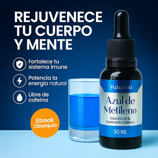 CellBlue® | Azul de Metileno - Activa tu mente, enfoque y memoria al 100%