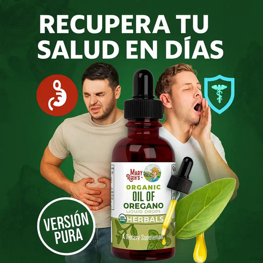 OregaDrop™ | Aceite de Orégano Líquido Orgánico (Gotas)