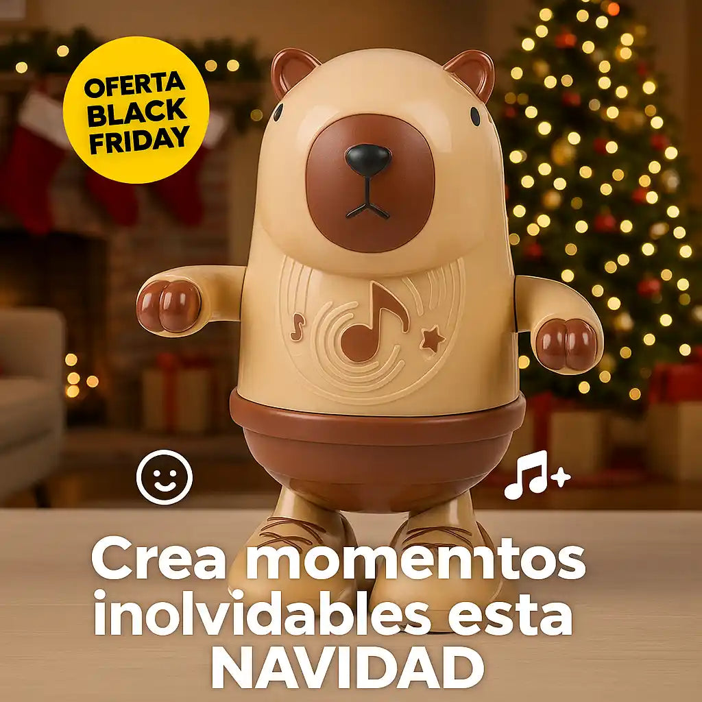 CapyDance® – Capibara Bailarín Navideño | El regalo que llena la casa de alegría