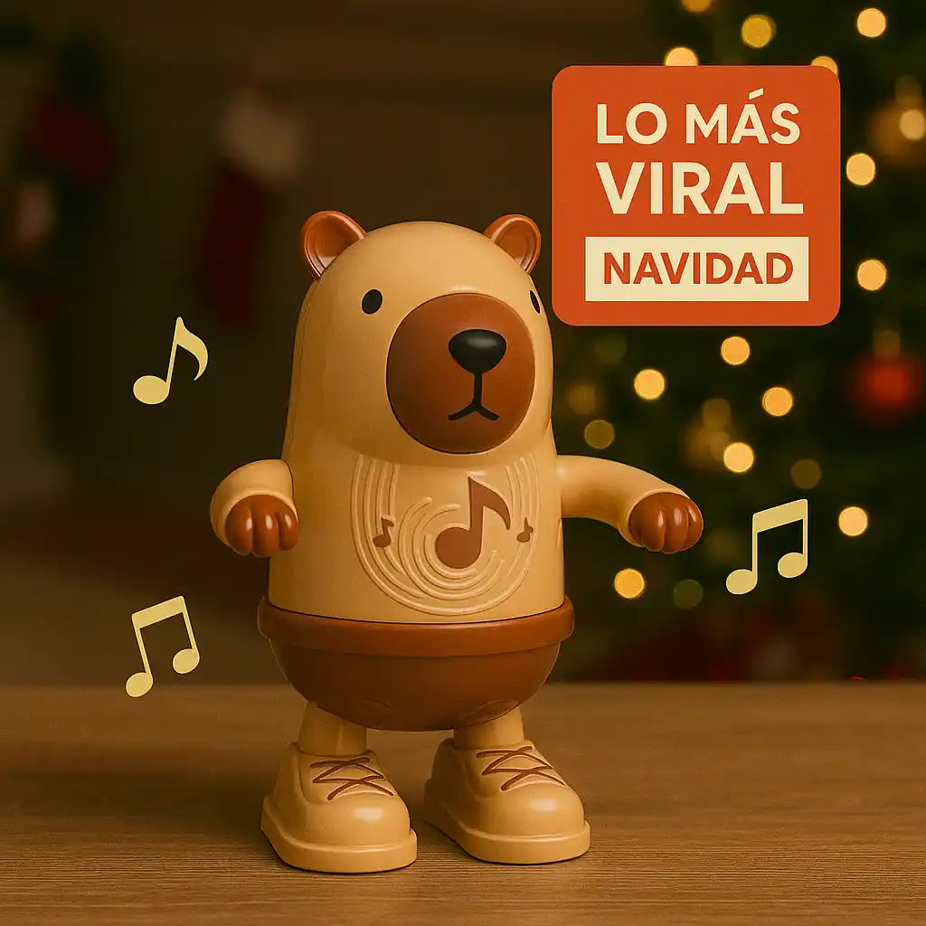 CapyDance® – Capibara Bailarín Navideño | El regalo que llena la casa de alegría