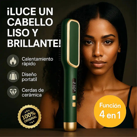 TymoRight™ | Cepillo Alisador de Cabello Portátil ✨ Cabello liso y brillante en solo minutos