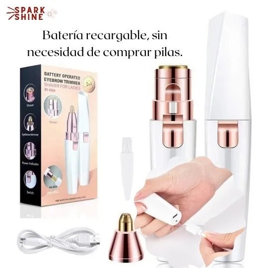 Beauty Precision™- Depilador 2 en 1 portatil - Recargable